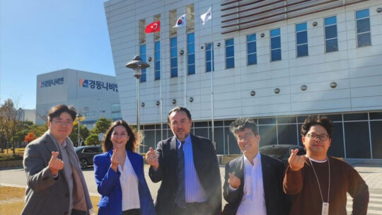 Güney Kore'De Türk Bayrağımız Guney korede turk bayragimiz